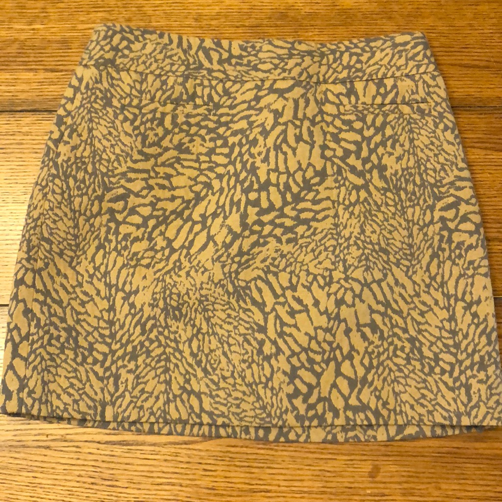 Loft Petites Lined Mini Skirt Sz 6p Nice Travel Business Career Church